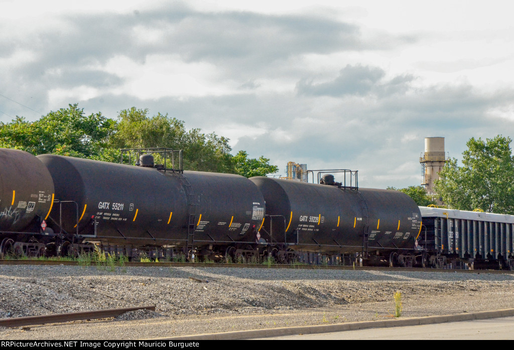 GATX Tank cars in the yard